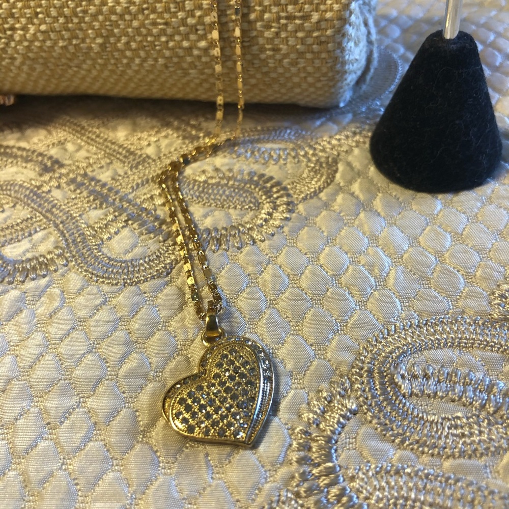 Faux Gold & CZ ❤️